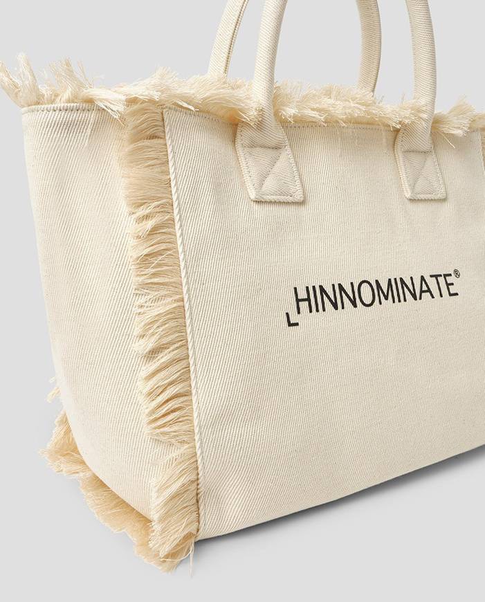 Please Jeans HINNOMINATE BORSA - OFF WHITE