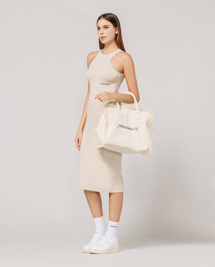 Please Jeans HINNOMINATE BORSA - OFF WHITE