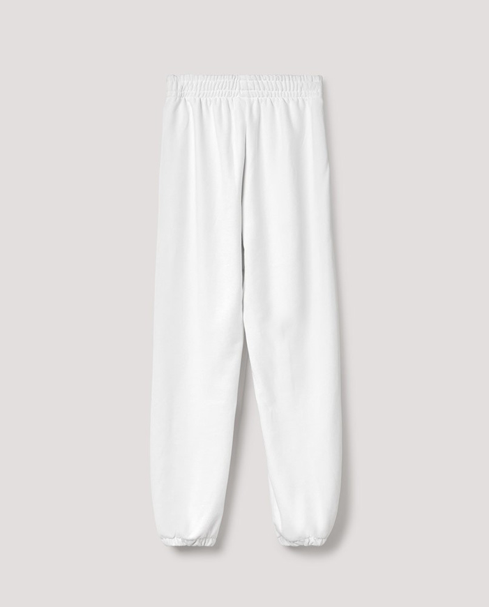 Please Jeans HINNOMINATE PANTALONE IN FELPA - BIANCO