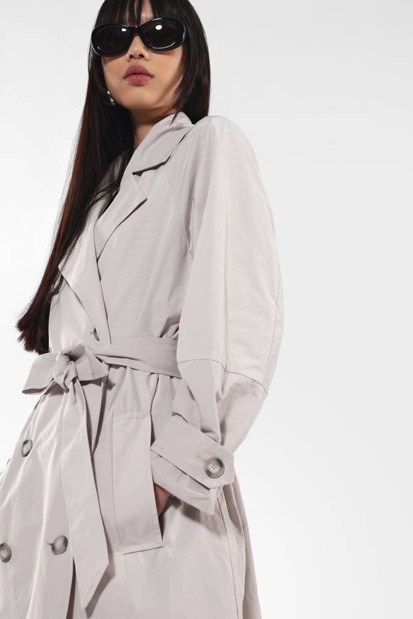 Please Jeans IMPERIAL COAT - CHALK