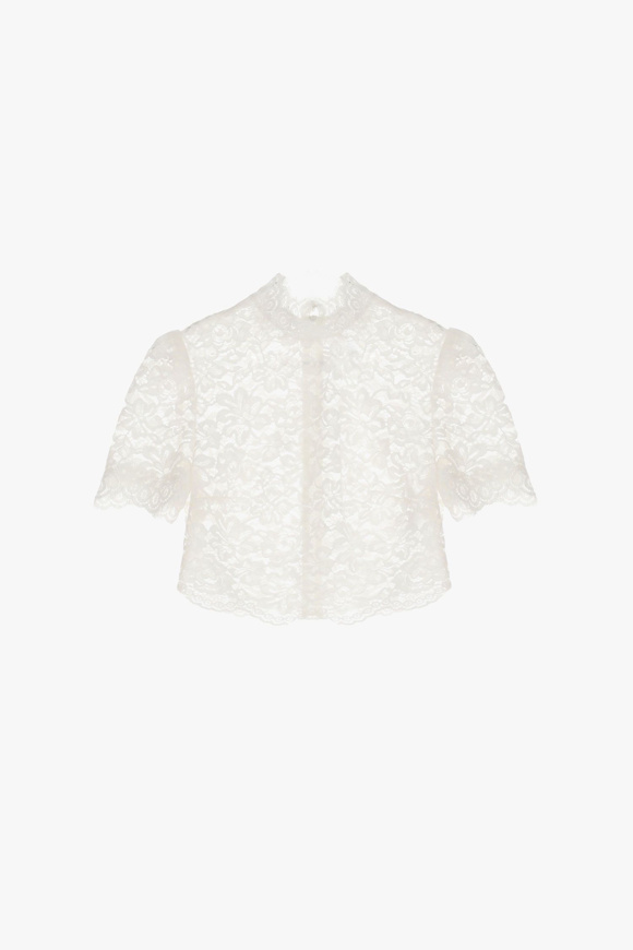 Please Jeans IMPERIAL CROPPED SHIRT - CMA HSC - LATTE