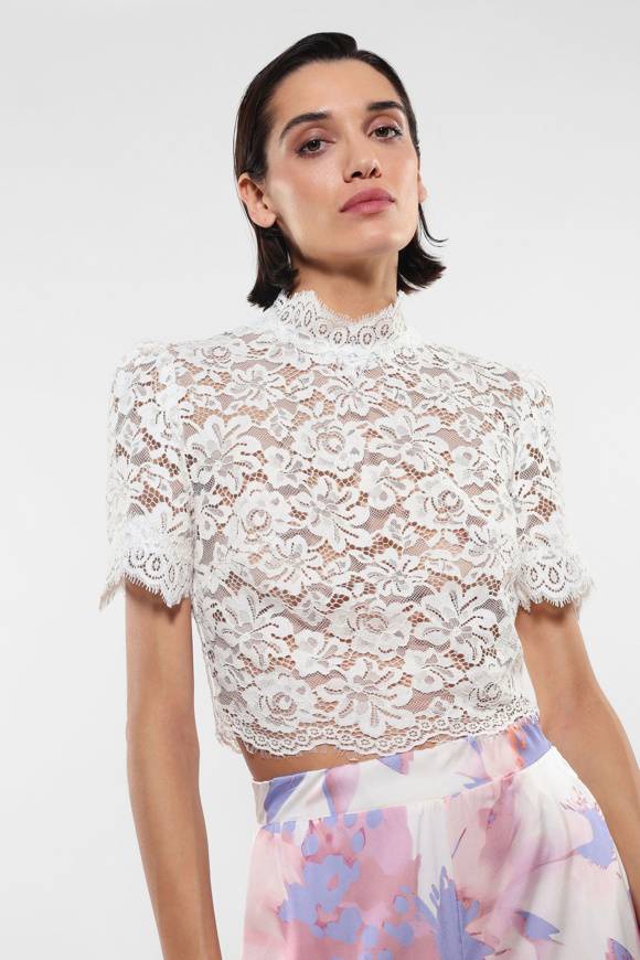 Please Jeans IMPERIAL CROPPED SHIRT - CMA HSC - LATTE