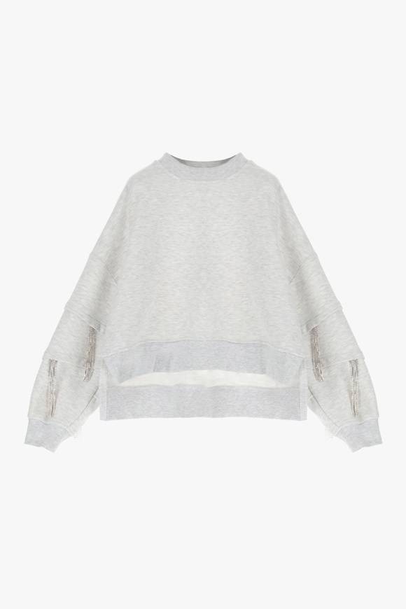 Please Jeans IMPERIAL SWEATSHIRT - FG3 APL - GREY