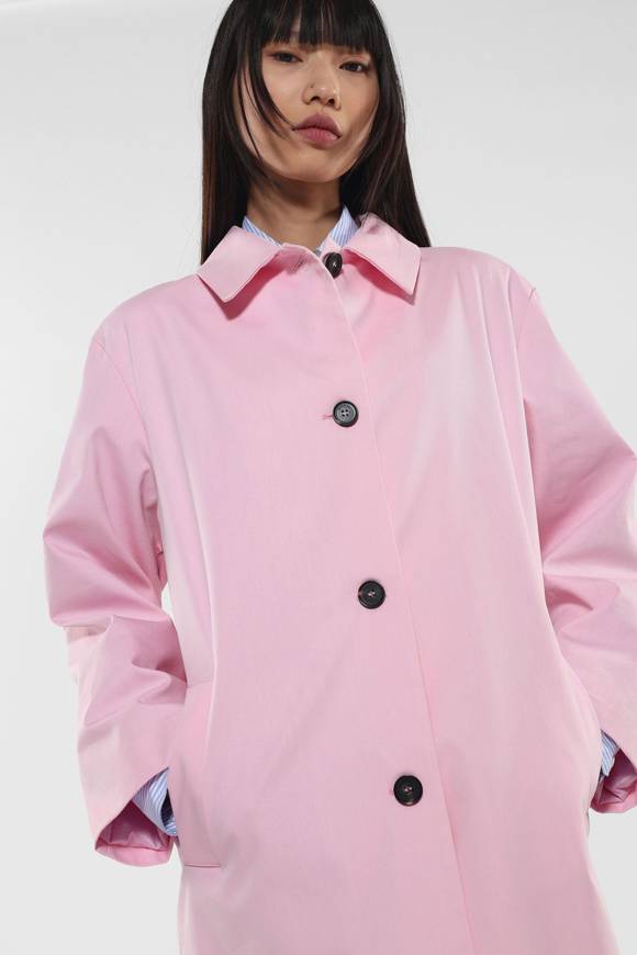 Please Jeans IMPERIAL TRENCHCOAT - KI4 HLJ - ROSA