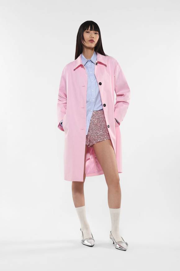 Please Jeans IMPERIAL TRENCHCOAT - KI4 HLJ - ROSA