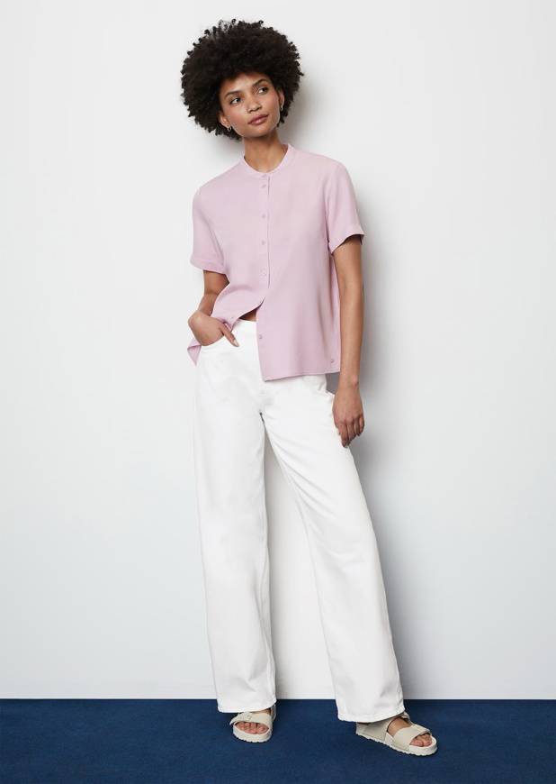 Please Jeans MARCO POLO BLOUSE - CHILLED VIOLET