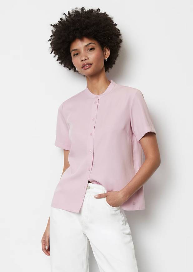 Please Jeans MARCO POLO BLOUSE - CHILLED VIOLET