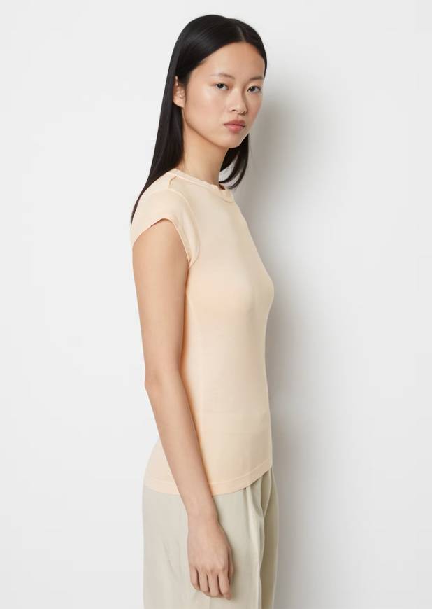 Please Jeans MARCO POLO T-SHIRT - 403 359 - DRY ROSE