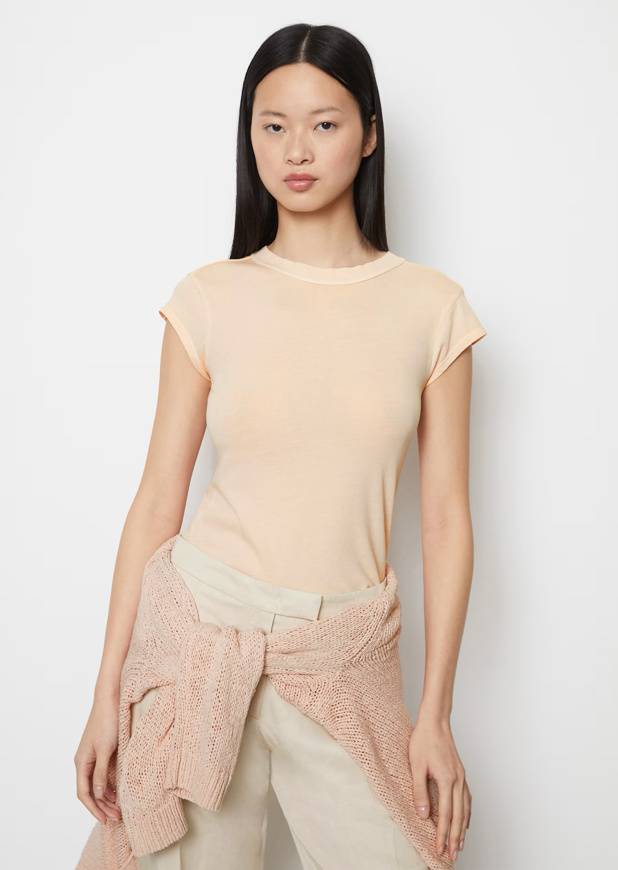 Please Jeans MARCO POLO T-SHIRT - 403 359 - DRY ROSE