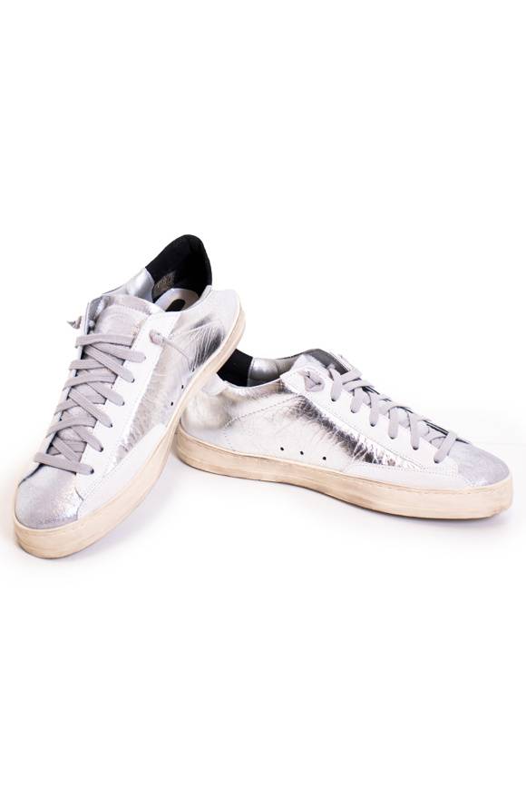 Please Jeans P448 JOHN SNEAKER DONNA - METALLICO
