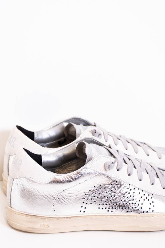 Please Jeans P448 JOHN SNEAKER DONNA - METALLICO