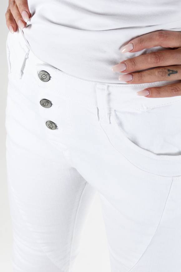 Please Jeans Please - Jeans P78 - Bianco Ottico Bull Denim