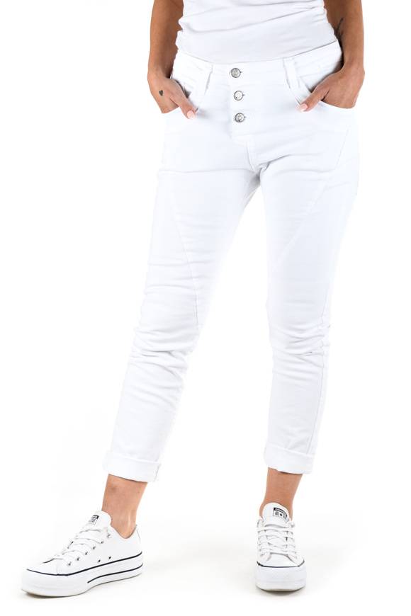 Please Jeans Please - Jeans P78 - Bianco Ottico Bull Denim