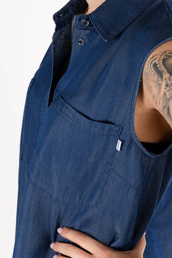 Please Jeans Please - Camicia C02 C20 - Blu Denim