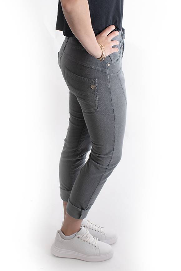 Please Jeans PLEASE CORD PANTALONI P78 - GARGOYLE