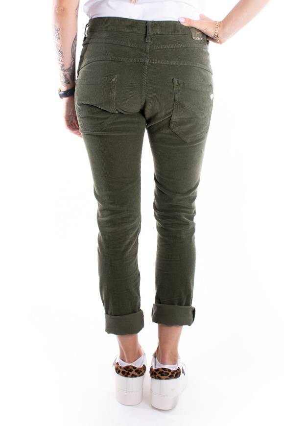 Please Jeans PLEASE CORD PANTALONI P78 - MURKY GREEN