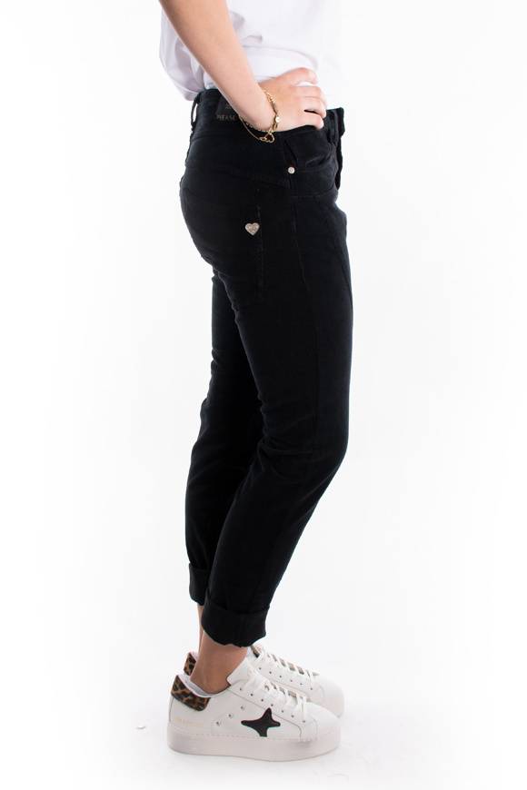 Please Jeans PLEASE CORD PANTALONI P78 - NERO