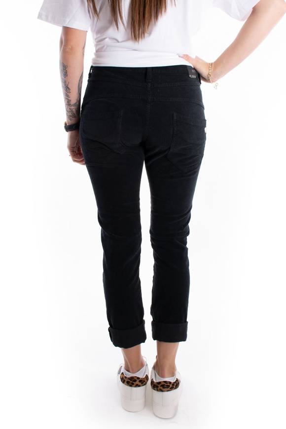 Please Jeans PLEASE CORD PANTALONI P78 - NERO