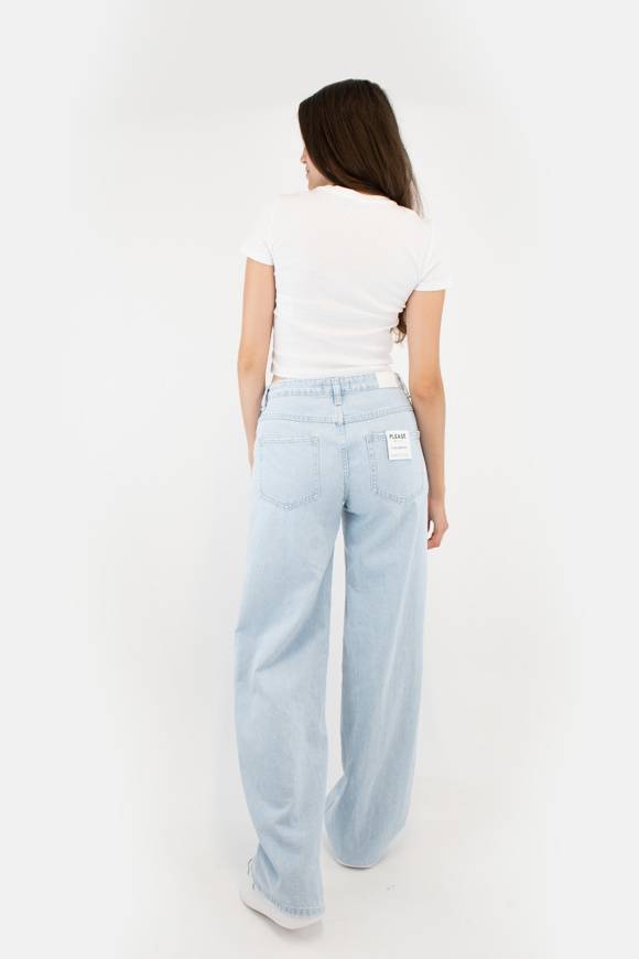 Please Jeans PLEASE FLARE JEANS - P27 NQZ - BLU DENIM
