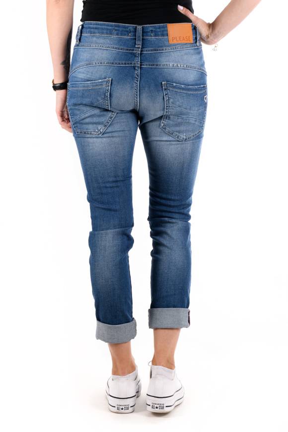 Please Jeans Please - Jeans P78 EHP - Blu Denim