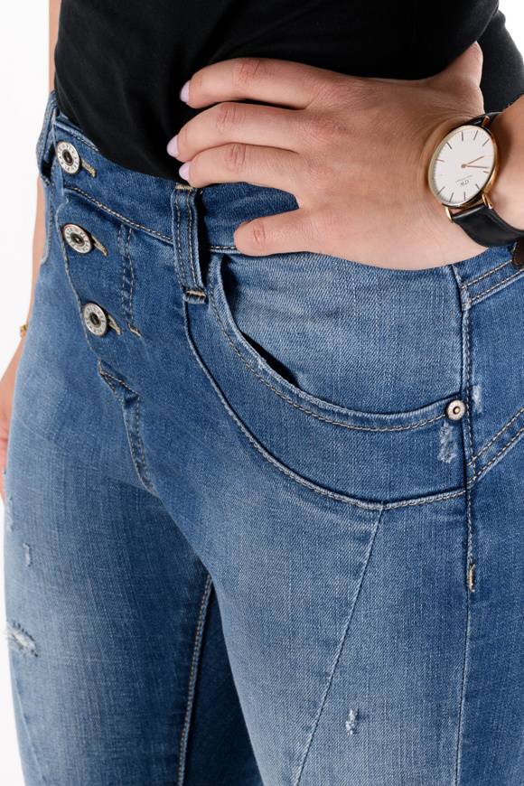 Please Jeans Please - Jeans P78 EHP - Blu Denim