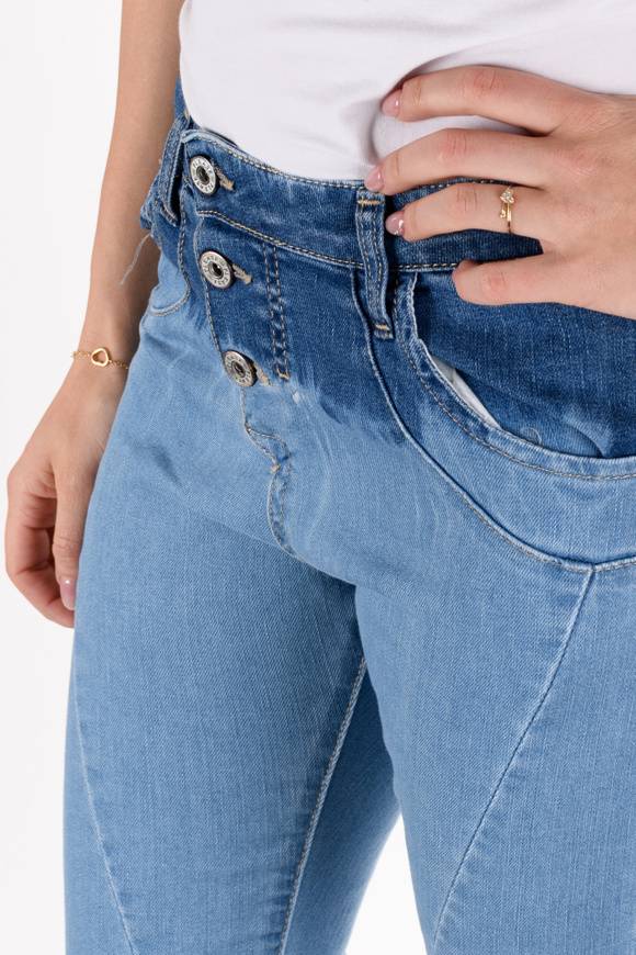 Please Jeans Please - Jeans P78 I5S - Blu Denim