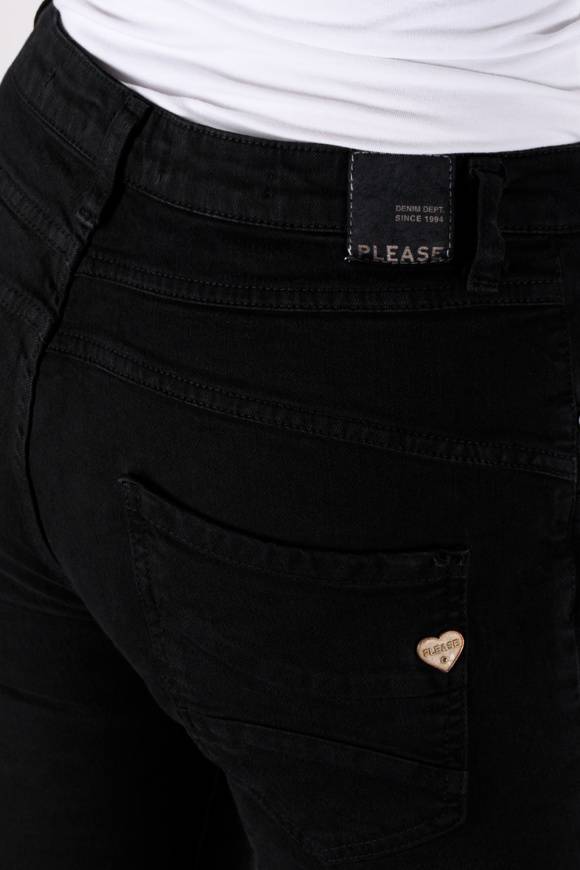 Please Jeans Please - Jeans P78 - Nero Bull Denim