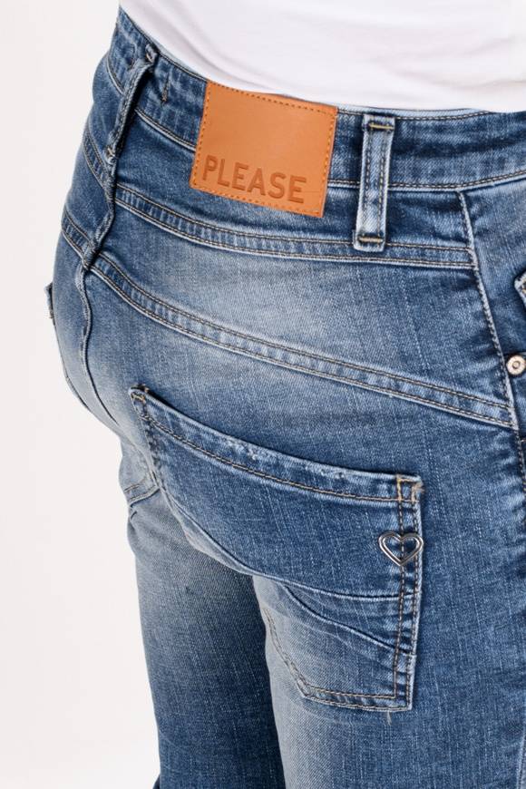 Please Jeans Please - Jeans P78 PVI - Blu Denim