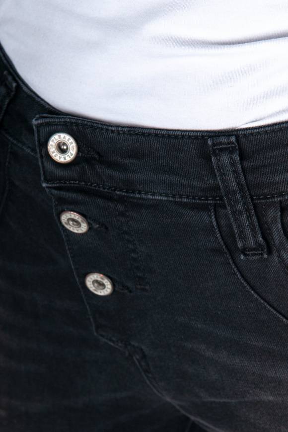 Please Jeans Please - Jeans P78 W4V - Nero Denim