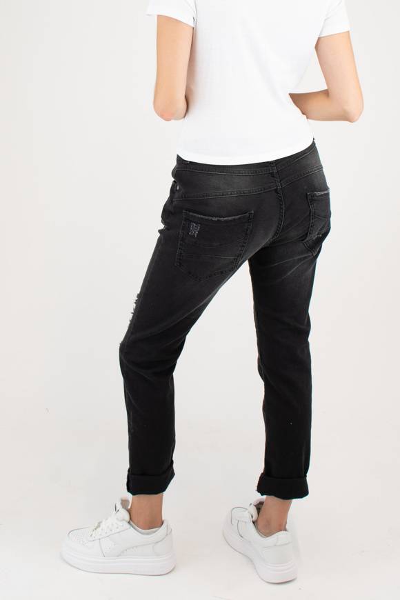 Please Jeans Please - Jeans P78 W4V - Nero Denim