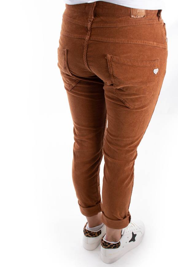 Please Jeans PLEASE PANTALONI CORD P78 - BRUCIATO 23