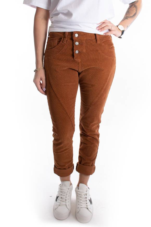 Please Jeans PLEASE PANTALONI CORD P78 - BRUCIATO 23