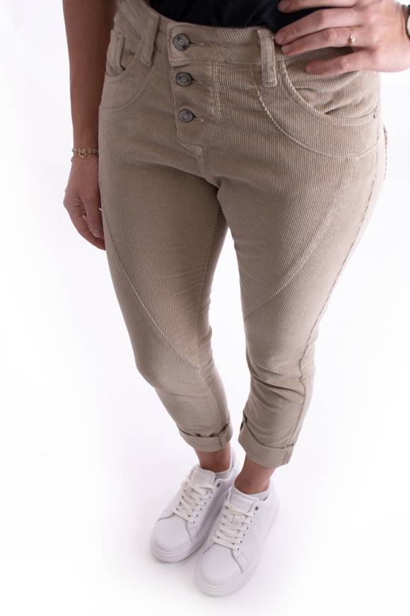 Please Jeans PLEASE PANTALONI CORD P78 - NOCCIOLA