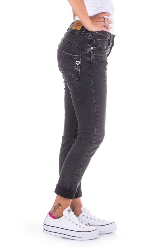 Please Jeans Please - Pantaloni P78 P3M - Nero Denim