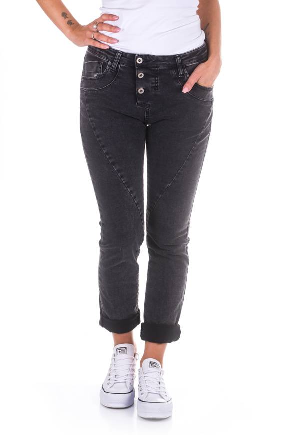 Please Jeans Please - Pantaloni P78 P3M - Nero Denim