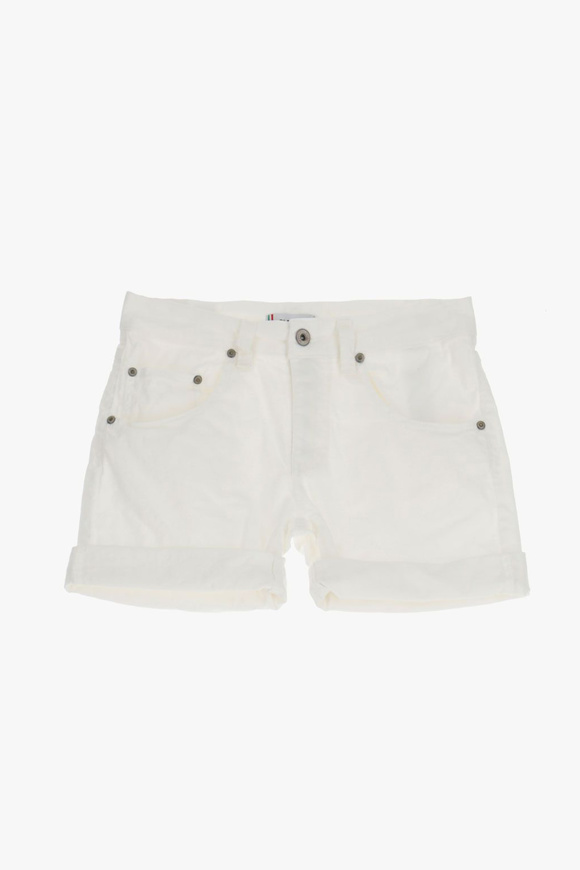Please Jeans PLEASE SHORTS - D0G N3N - BIANCO LANA