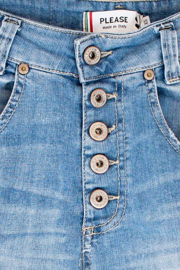 Please Jeans Please - Shorts P88 DQG - Blu Denim