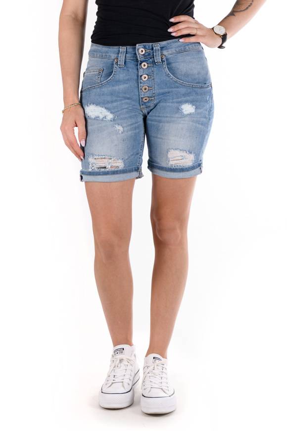 Please Jeans Please - Shorts P88 DQG - Blu Denim