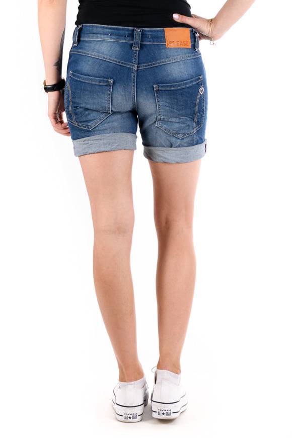 Please Jeans Please - Shorts P88 E02 - Blu Denim