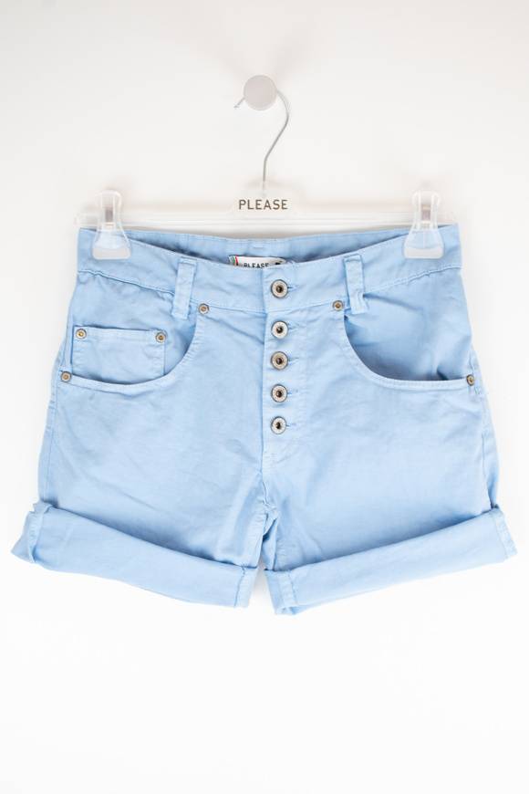Please Jeans PLEASE SHORTS - P88 N3N - CLEAR SKY