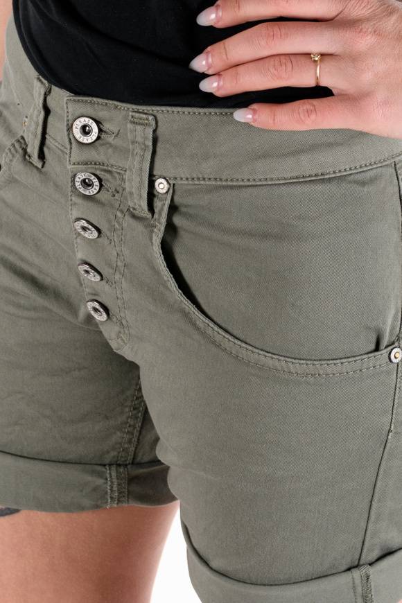 Please Jeans PLEASE – SHORTS P88 N3N - MILITARE