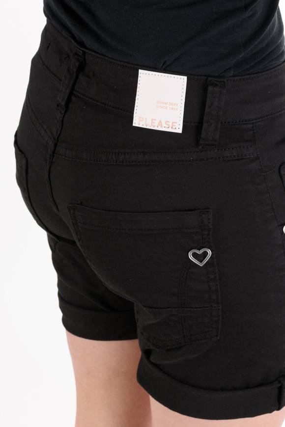 Please Jeans PLEASE – SHORTS P88 N3N - NERO
