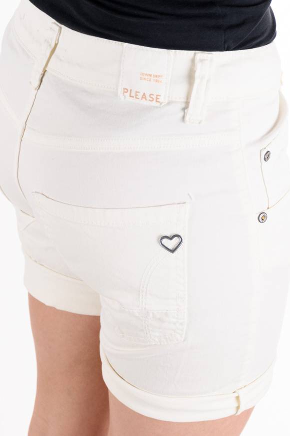 Please Jeans PLEASE – SHORTS P88 N3N - UNBLEACHED