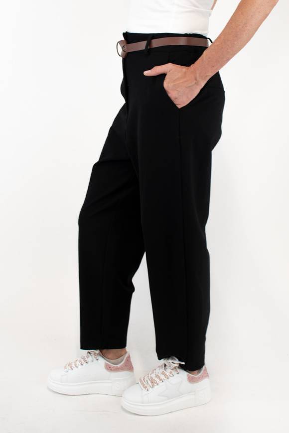Please Jeans PLEASE TROUSERS - P2W 000 - BLACK