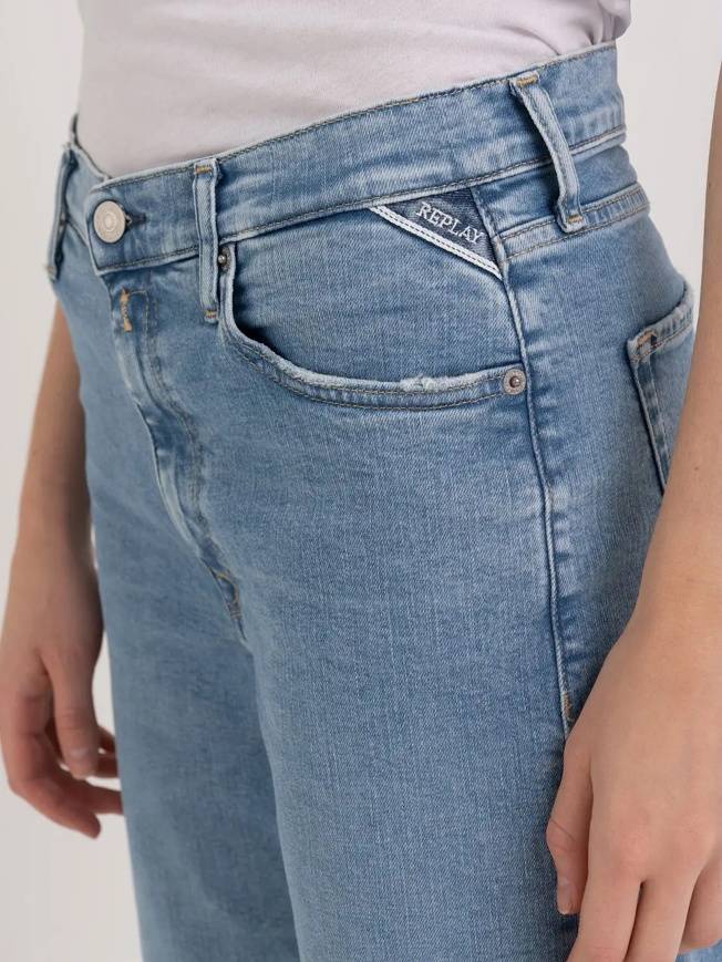 Please Jeans REPLAY JEANS FAHRA - WA4 523 - BLU DENIM