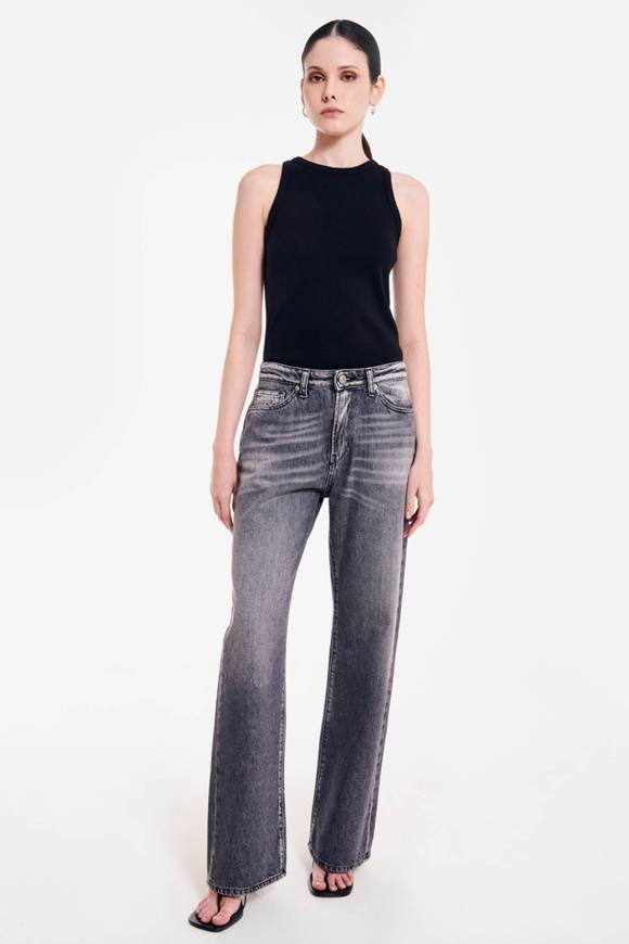 Please Jeans VICOLO KATE JEANS - DB5 014 - NERO/GRIGIO