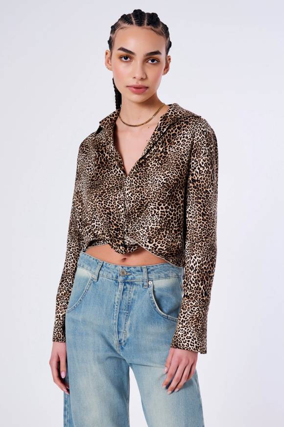 Please Jeans VICOLO TOP - TB1 190 - ANIMALIER