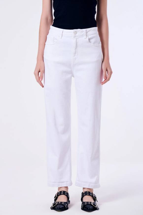 Please Jeans VICOLO TROUSERS KATE - DB5 141 - BIANCO