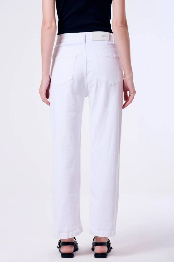 Please Jeans VICOLO TROUSERS KATE - DB5 141 - BIANCO