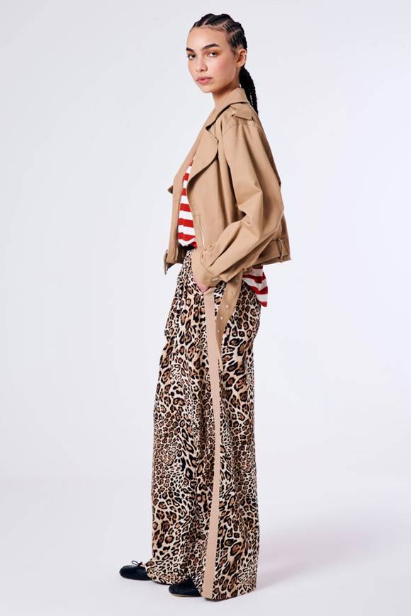 Please Jeans VICOLO TROUSERS - TB1 174 - ANIMALIER